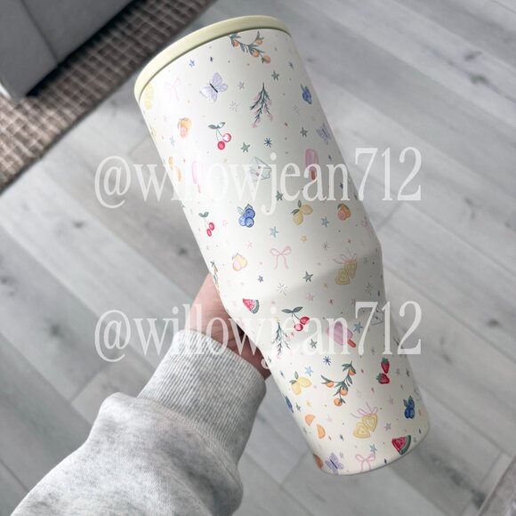 “Berries and Cream" Acta HydroJug 40 oz Traveler Tumbler - Limited Edition - Picture 10 of 12